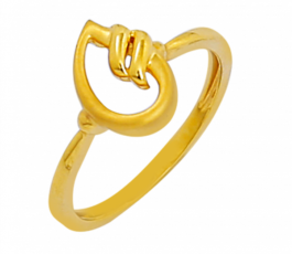 Ring – leaf shaped