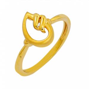 Ring - leaf shaped